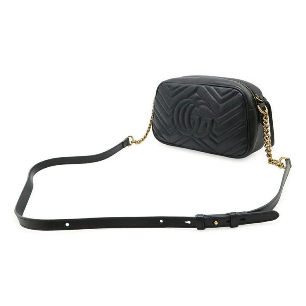 Pre Loved gucci Marmont Shoulder Bag Women black | black Shoulder Bags - Picture 2 of 8
